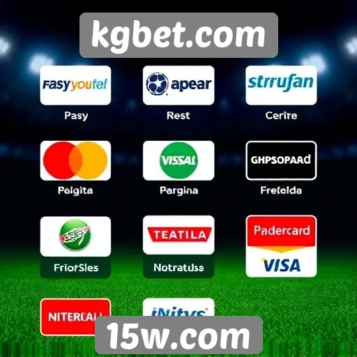 Métodos de pagamento disponíveis no kgbet.com